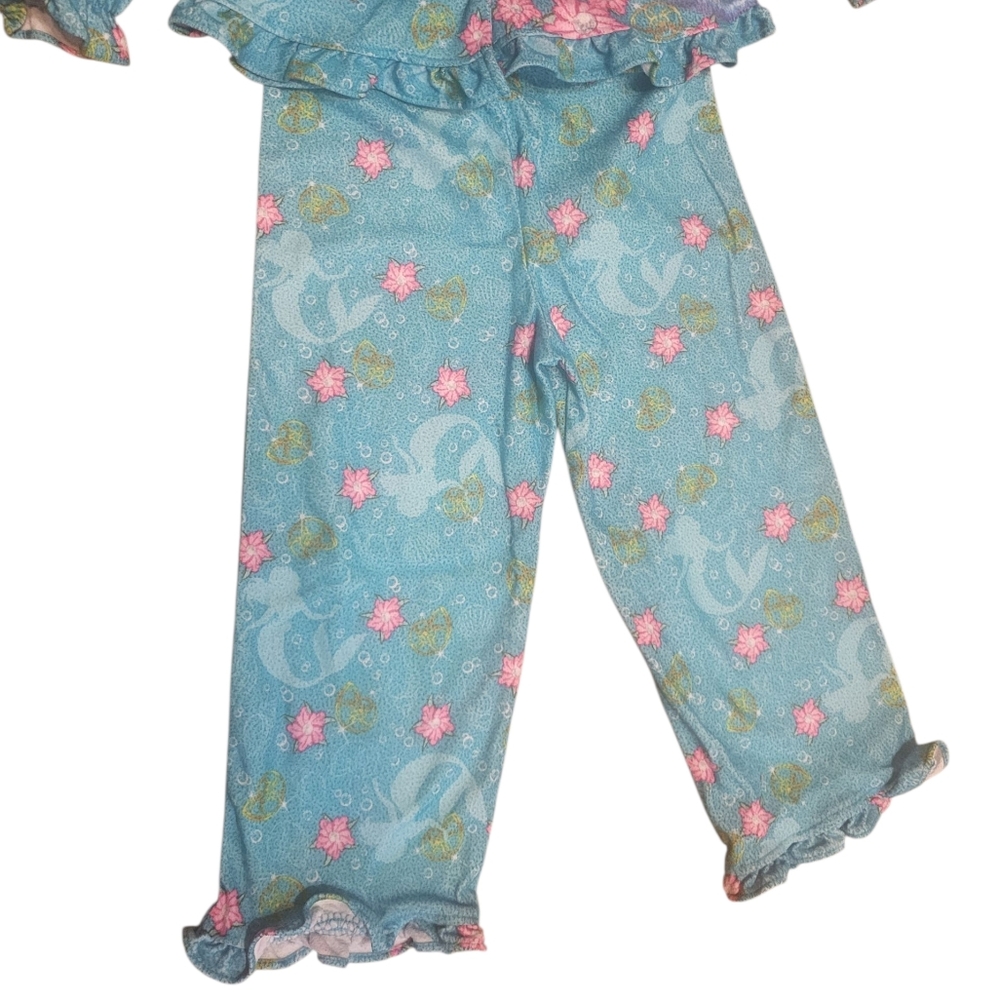 Little Mermaid Disney Vintage Girls Pajamas, 4T RARE 2013 - Picture 4 of 8